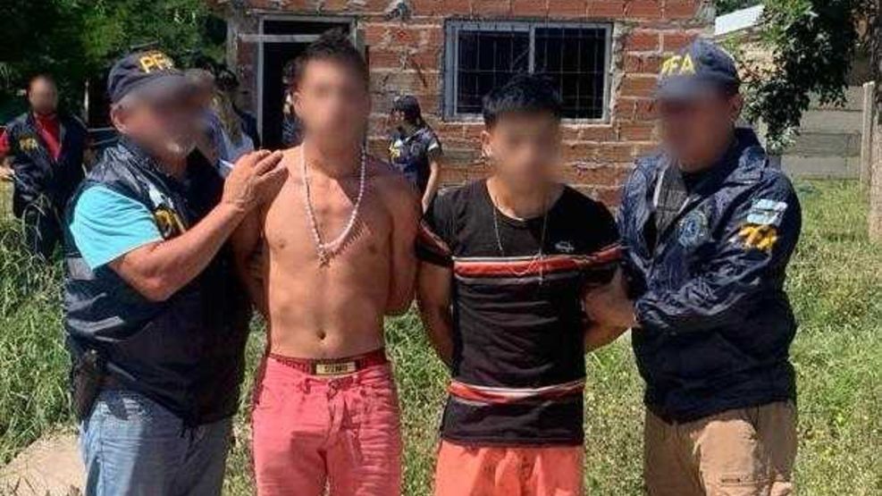 Detenidos por crimen de Umma: Axel Rojas, Miguel Romero y un adolescente.